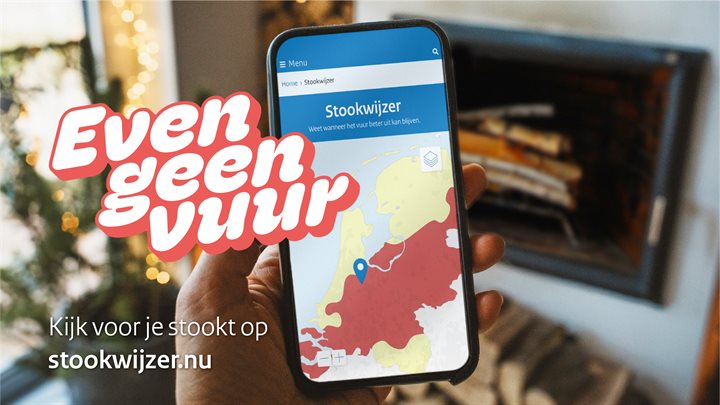 Beeld uit voorlichtingsmateriaal Even geen vuur