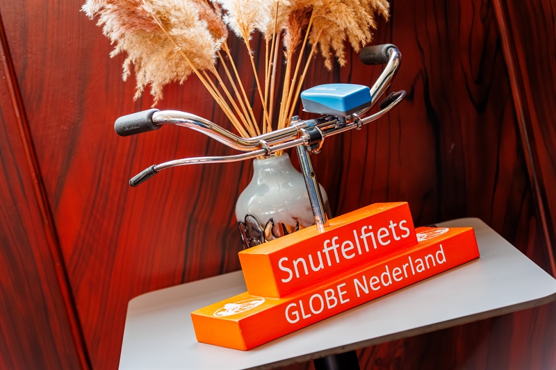 Afbeelding exemplaar van een snuffelfiets van stichting GLOBE