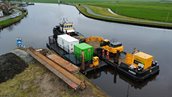 Afbeelding elektrisch werkschip van het bedrijf Watermeln