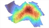 Afbeelding van concentratiekaart in Helmond op basis van satellietbeelden